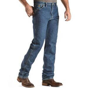 Wrangler George Strait Cowboy Cut Jeans Mens 40x30 Western Bootcut Indigo